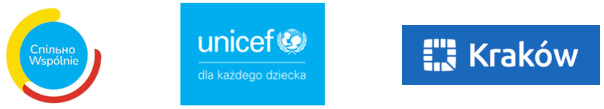 Logo Miasto Kraków i Unicef